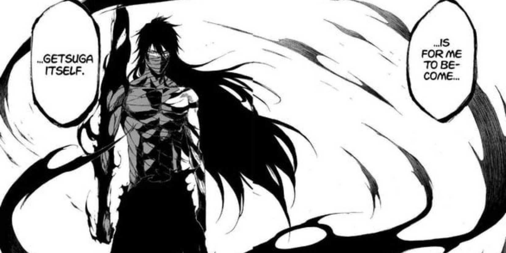 Bleach Ichigo unleashes his final Getsuga Tensho.