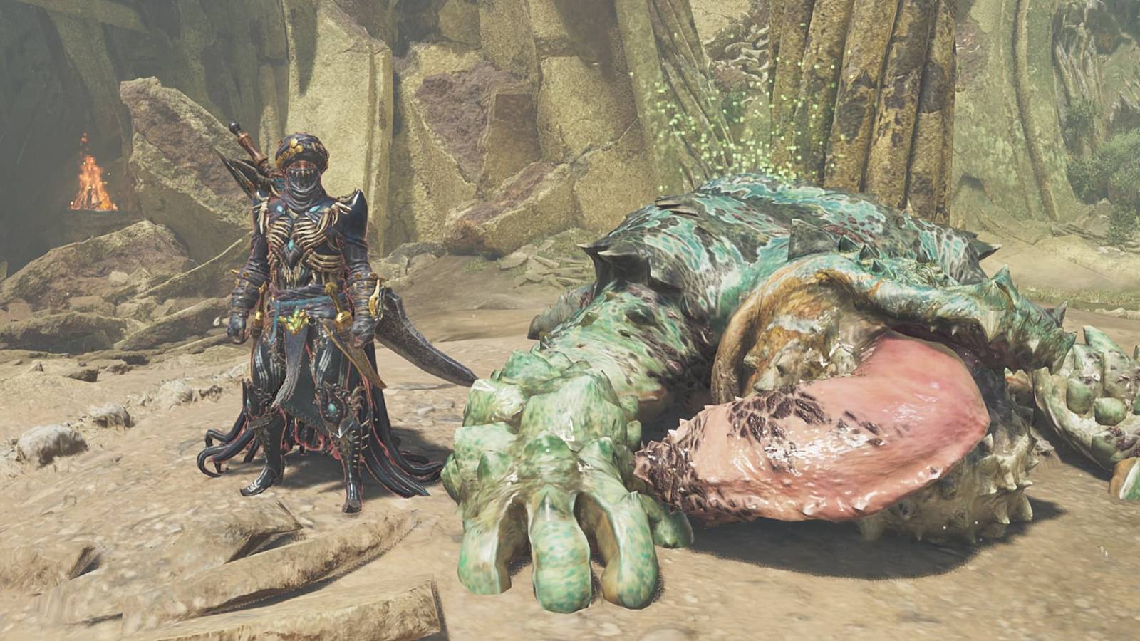 MH Wilds Chatacabra Arena Quest slain