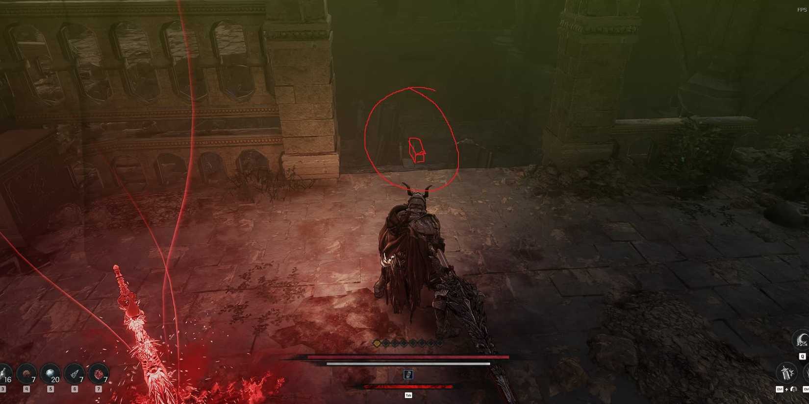 Chest containing Crushed Dreams Scroll in First Berserker