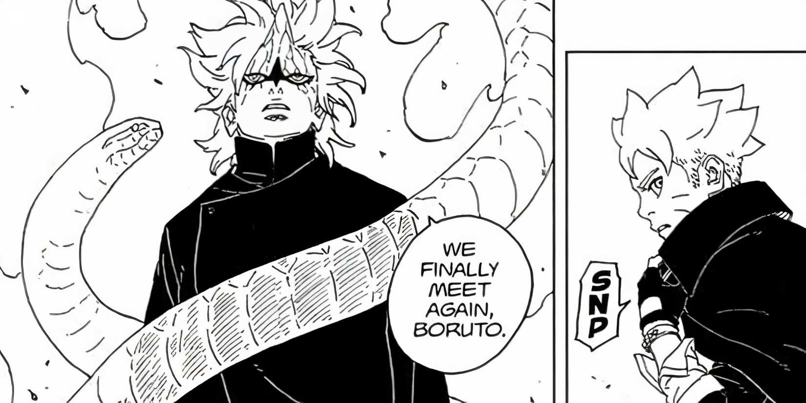 Boruto and Mitsuki Two Blue Vortex