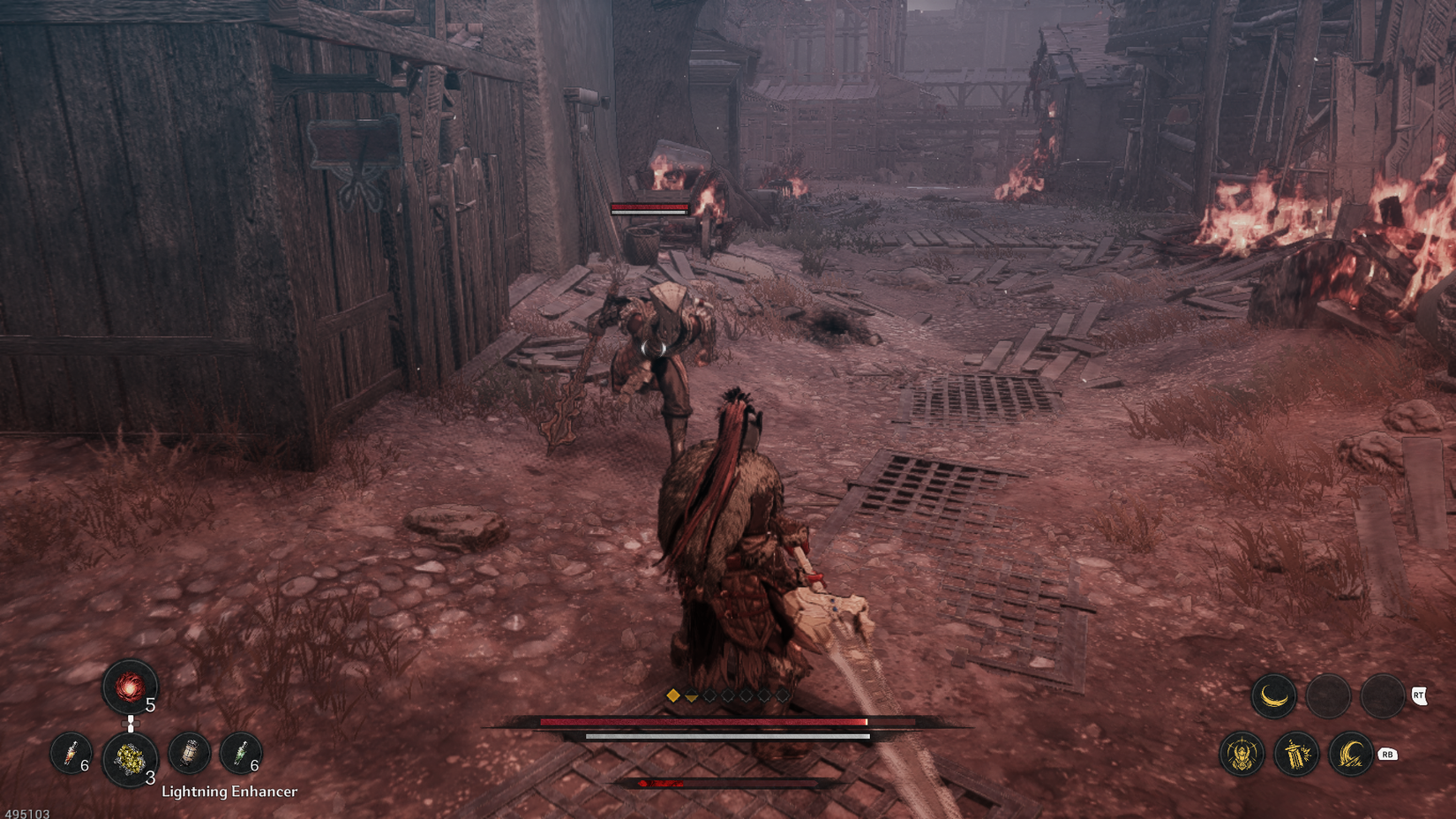 Corridor in ruined Palemion in First Berserker