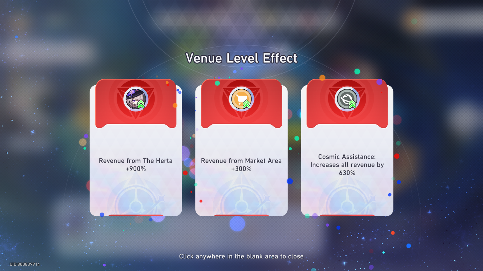 HSR Star Rail World Venue level buff