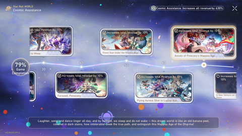 HSR Cosmic Assistance map