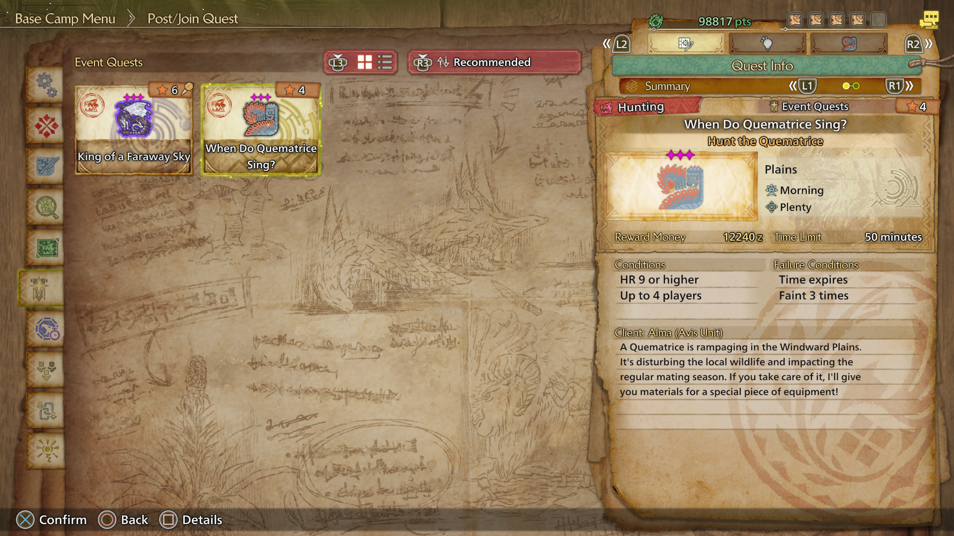 MH Wilds Amstrigian Helmet Event Quest