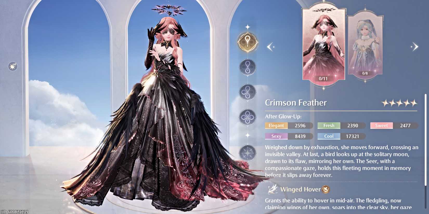 infinity-nikki-crimson-feather-outfit
