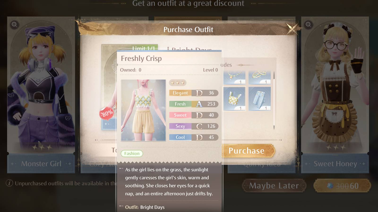 Infinity Nikki How To Get Freshly Crisp Outfit Piece (Stat Showcase)-1