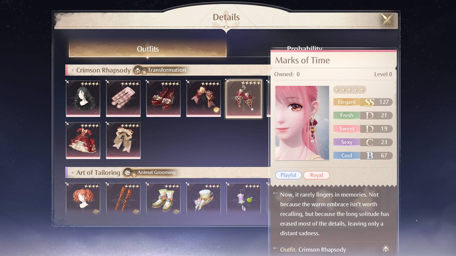 Infinity Nikki - How To Get Marks Of Time Outfit Piece (Stat Showcase)-1