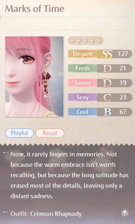 Infinity Nikki How To Get Marks Of Time Outfit Piece (Stat Showcase)