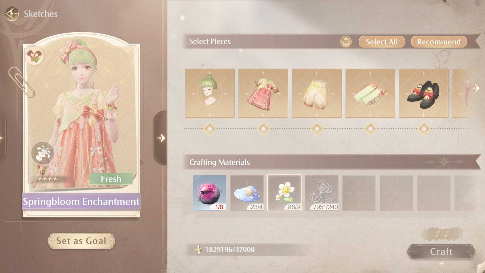 Infinity Nikki How to Get Springbloom Enchantment Outfit 4