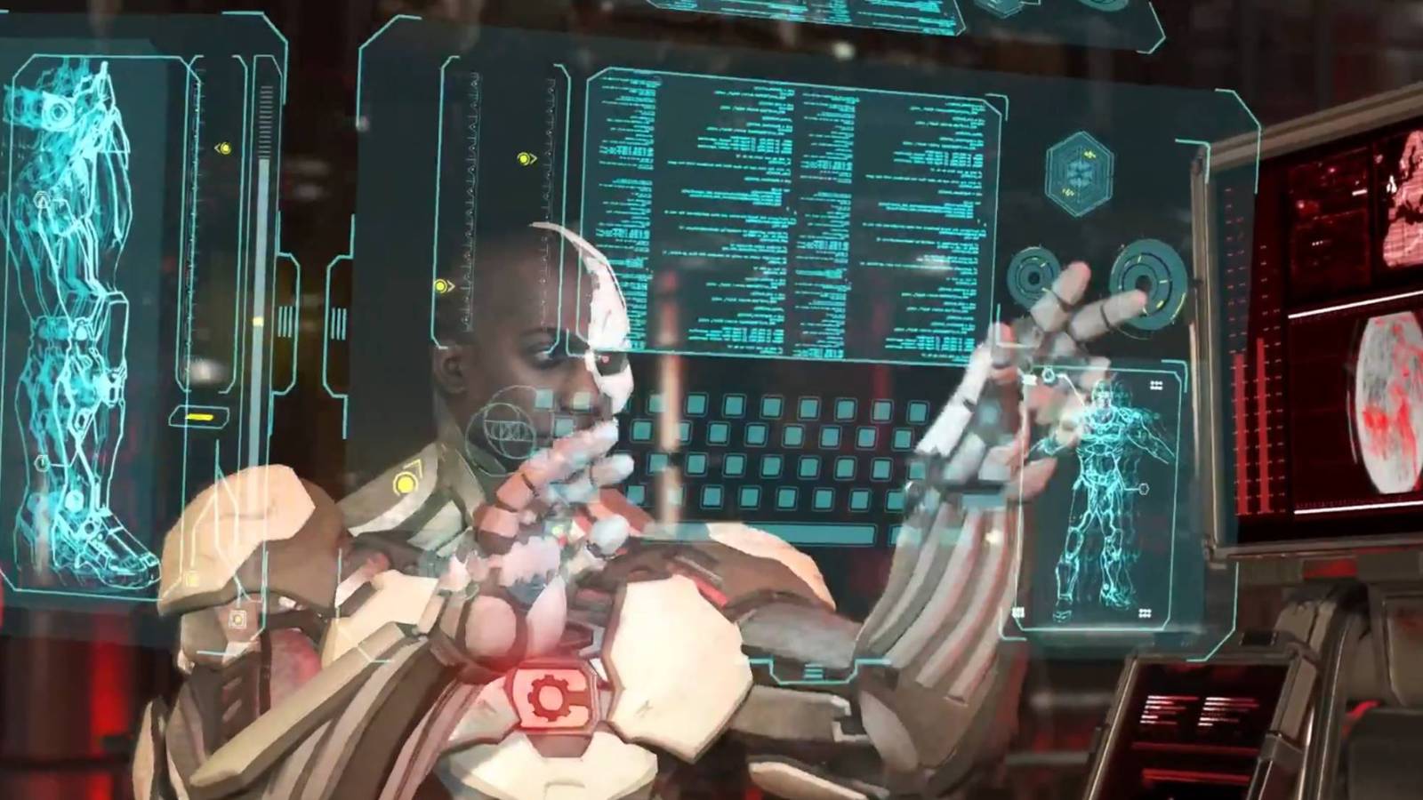Cyborg's pre-fight intro in Injustice 2