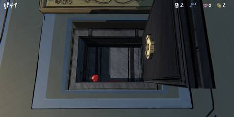 insides of the safe in the drawing room in blue prince