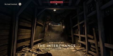 Interchange Construction Site entrance in Atomfall