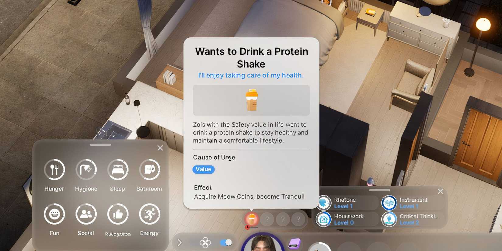 inZOI Urge-based Value