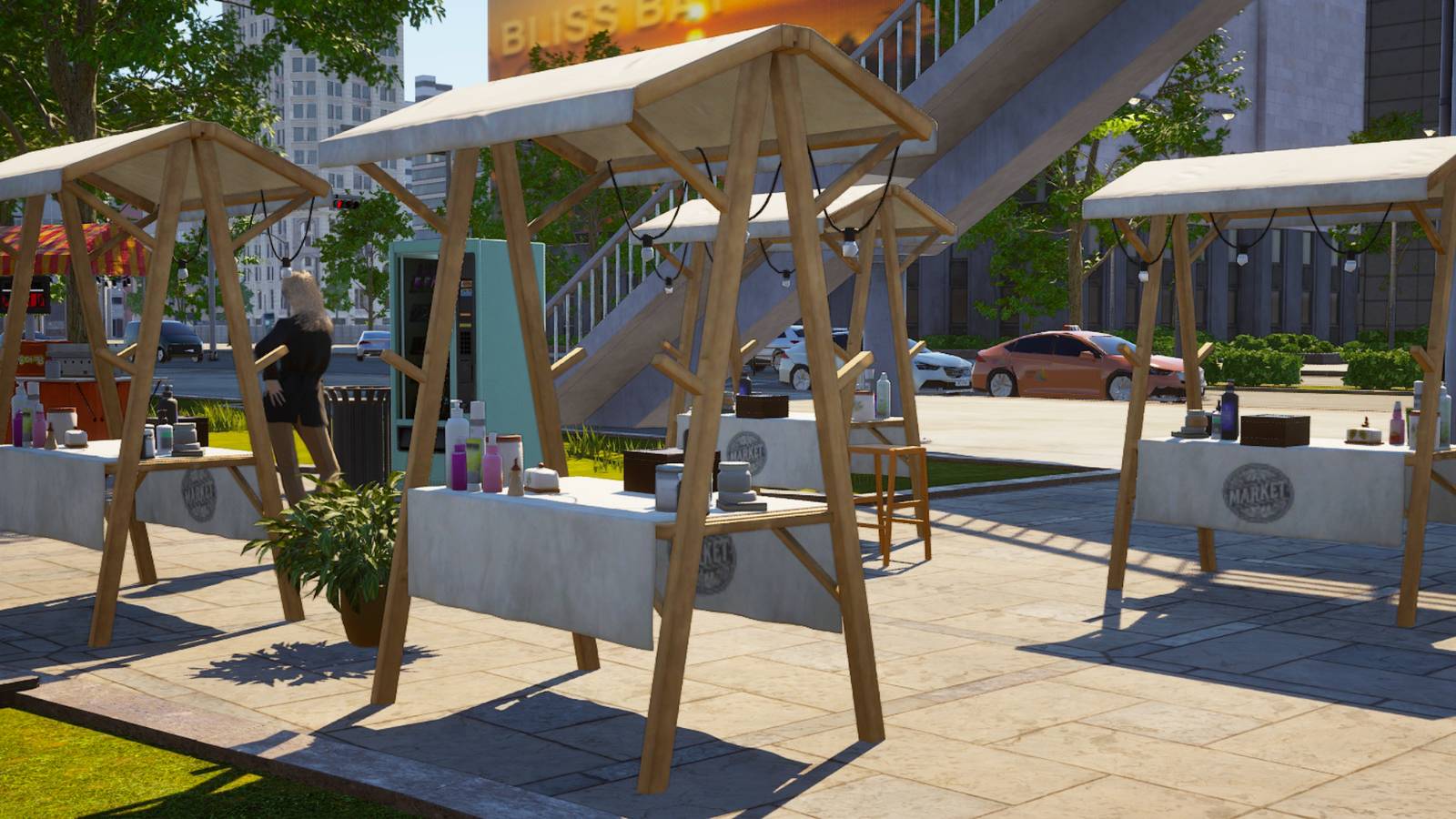 InZOI Where to Find the Flea Market