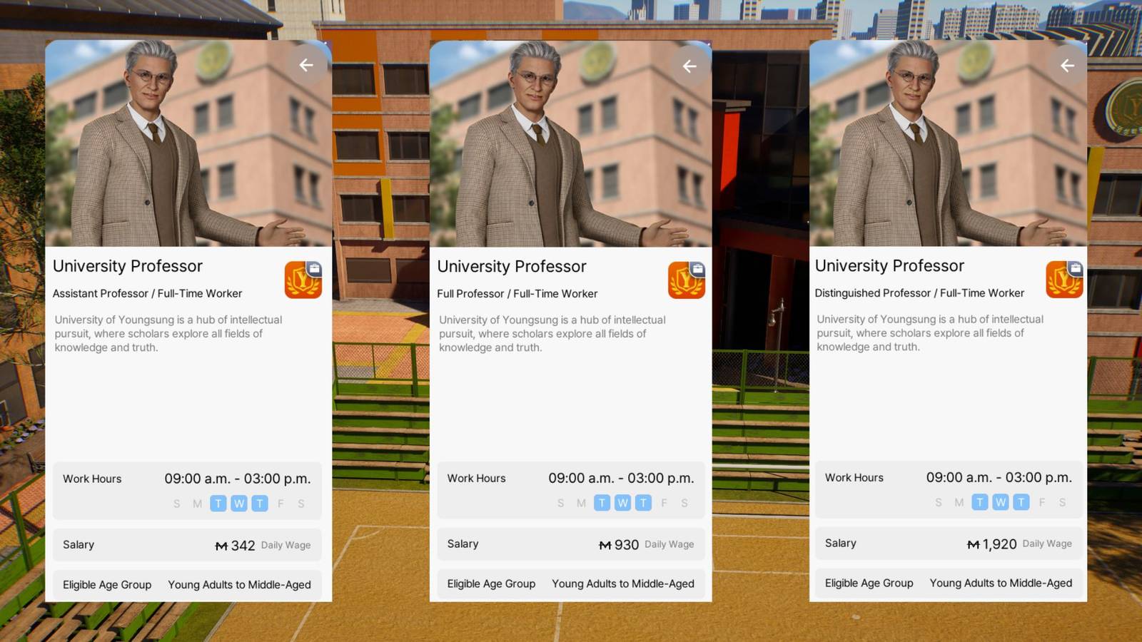 InZOI_ University Professor Career Guide