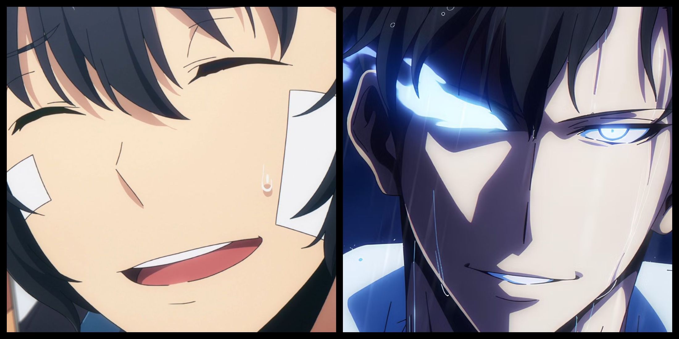 jinwoo weak powerful contrast