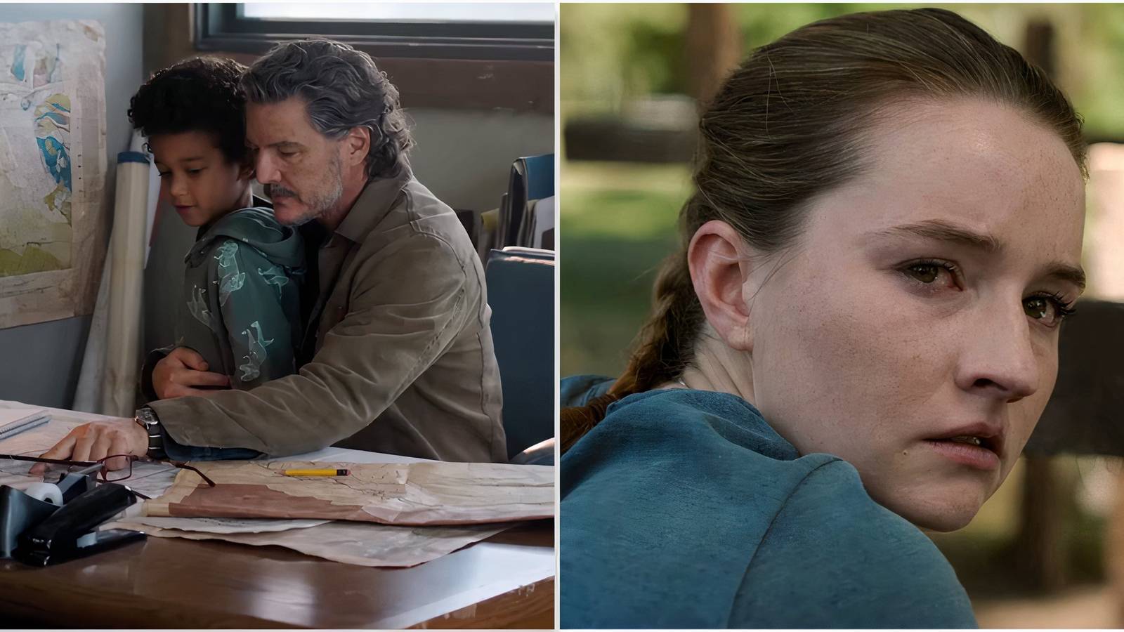 Joel with Ben and Abby in The Last Of Us Season 2