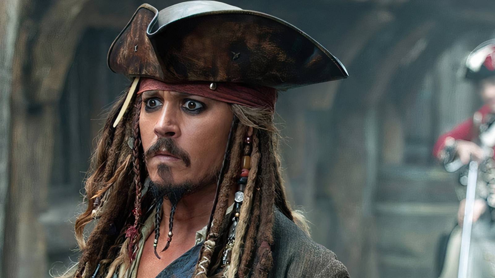 Johnny Depp in Pirates of the Caribbean 