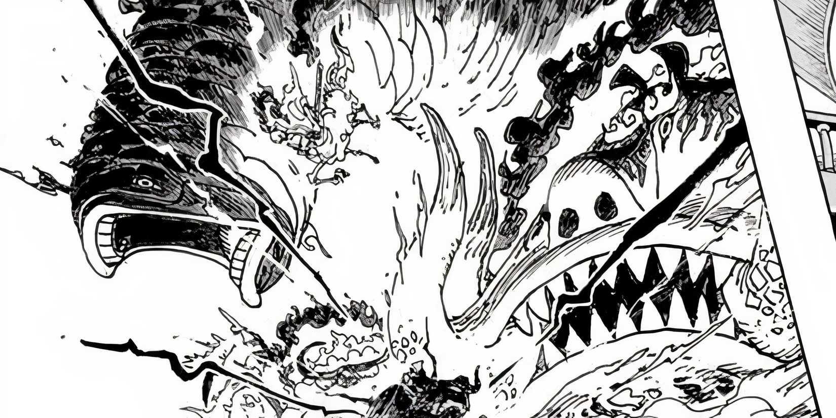 Haki Joy Boy lawan Imu dan para Tetua Lima