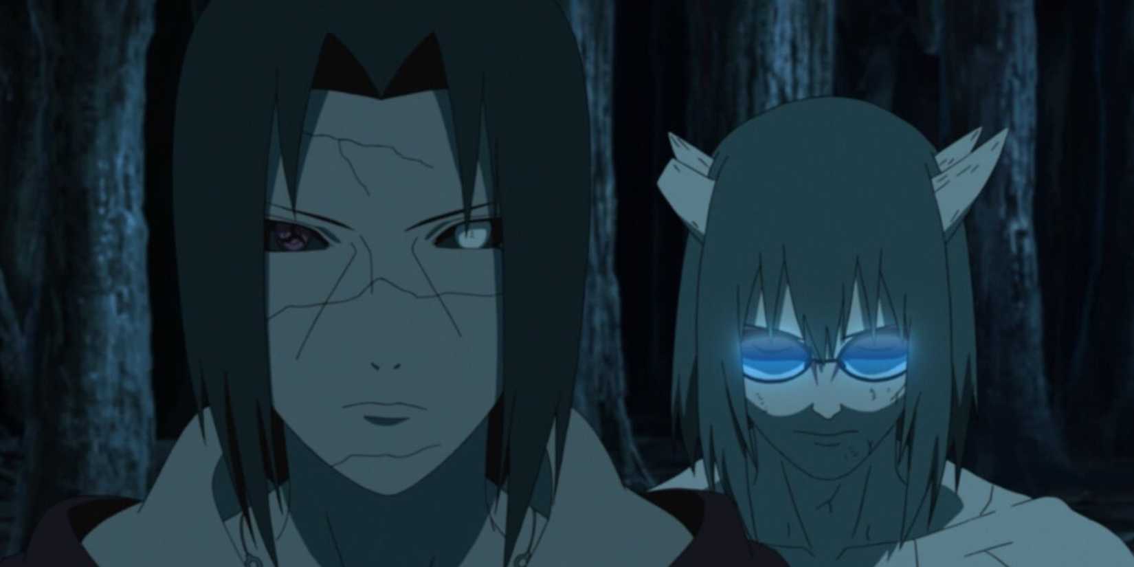 Kabuto under Izanami in Naruto