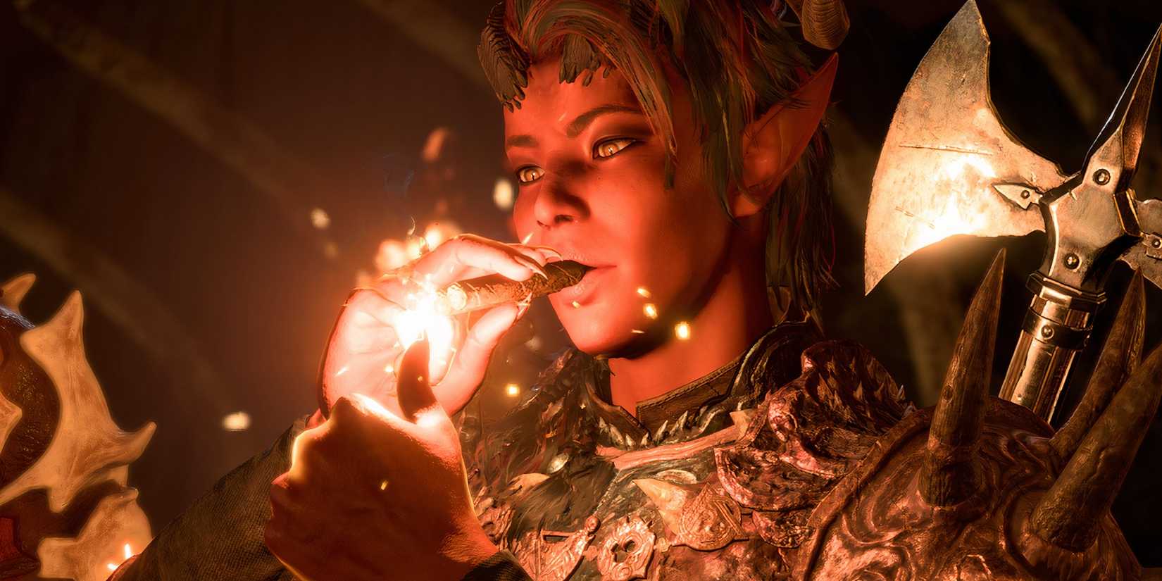 Karlach as Circle of the Moon Druid