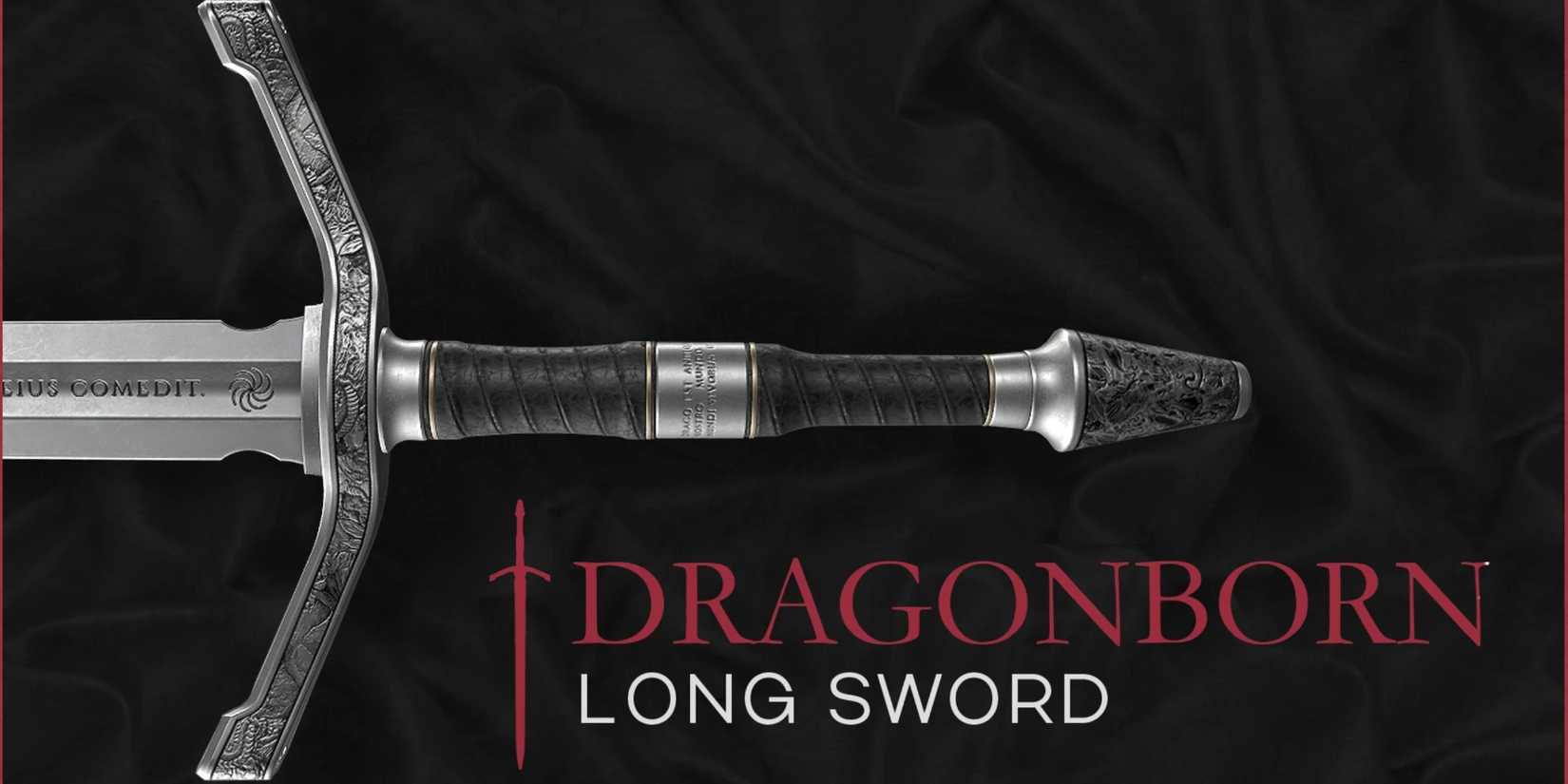 KCD2 main image of the Dragonborn Long Sword mod