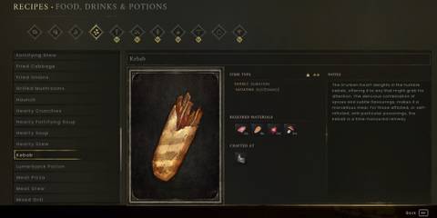 Kebab RuneScape Dragonwilds