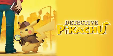 Key Art From Detective Pikachu Showing The Eponymous Pokemon Holding A Magnifying Glass And Wearing A Hat