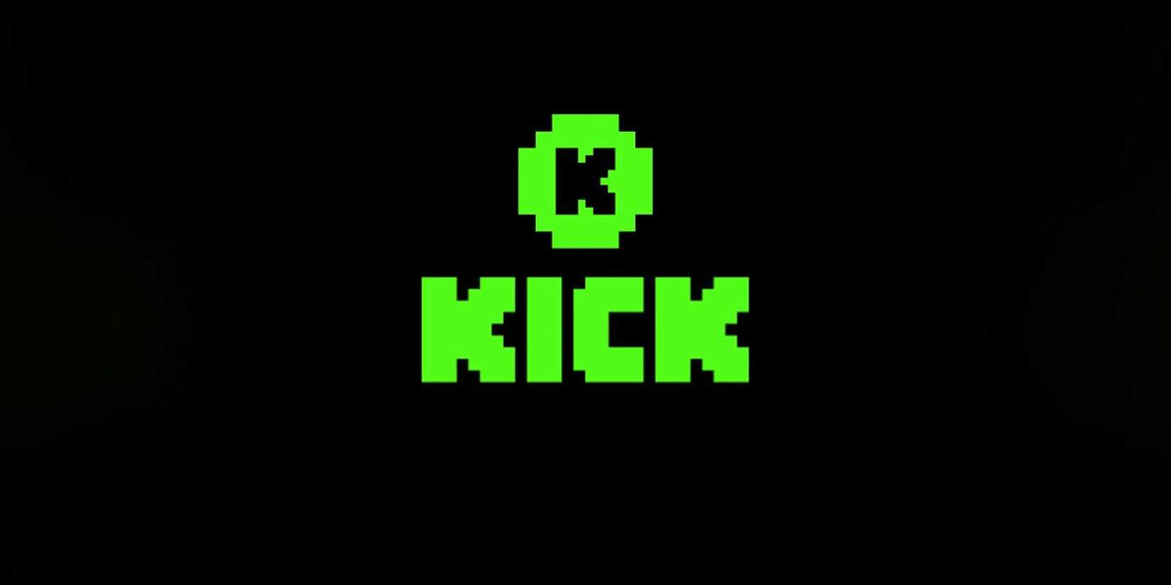 Logotipo da plataforma Kick.