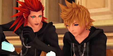 Kingdom Hearts 358/2 Days - Roxas and Axel talking