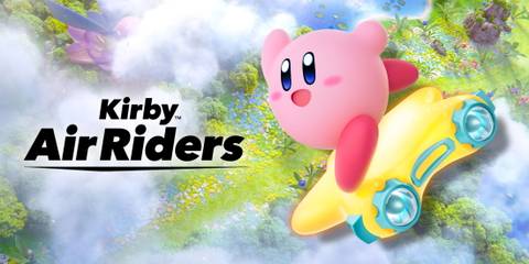 A key visual for Kirby Air Riders