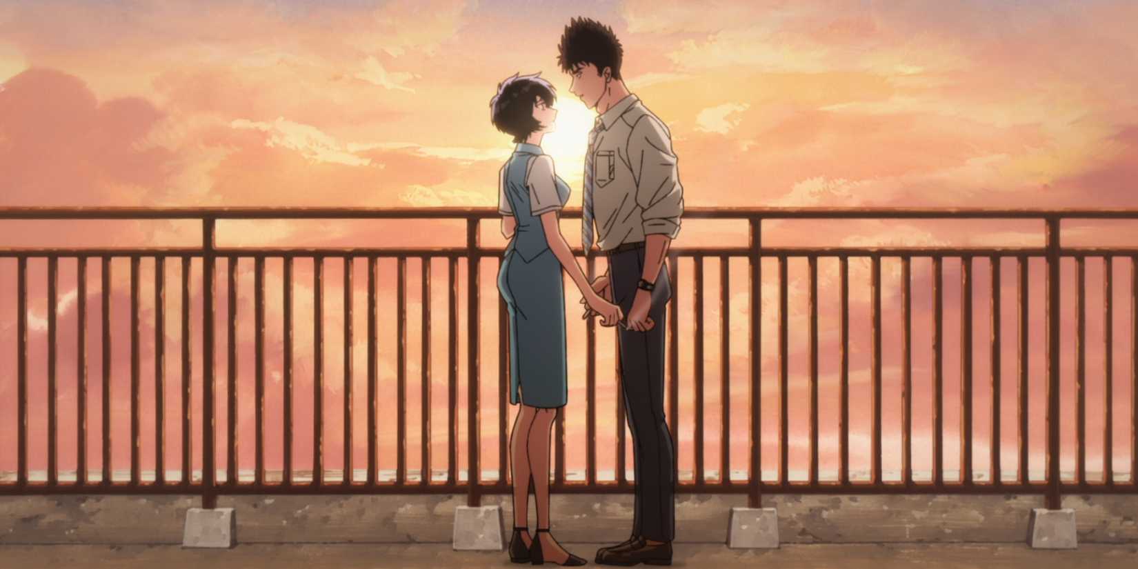 Kowloon Generic Romance reiko and hajime on roof episode 1