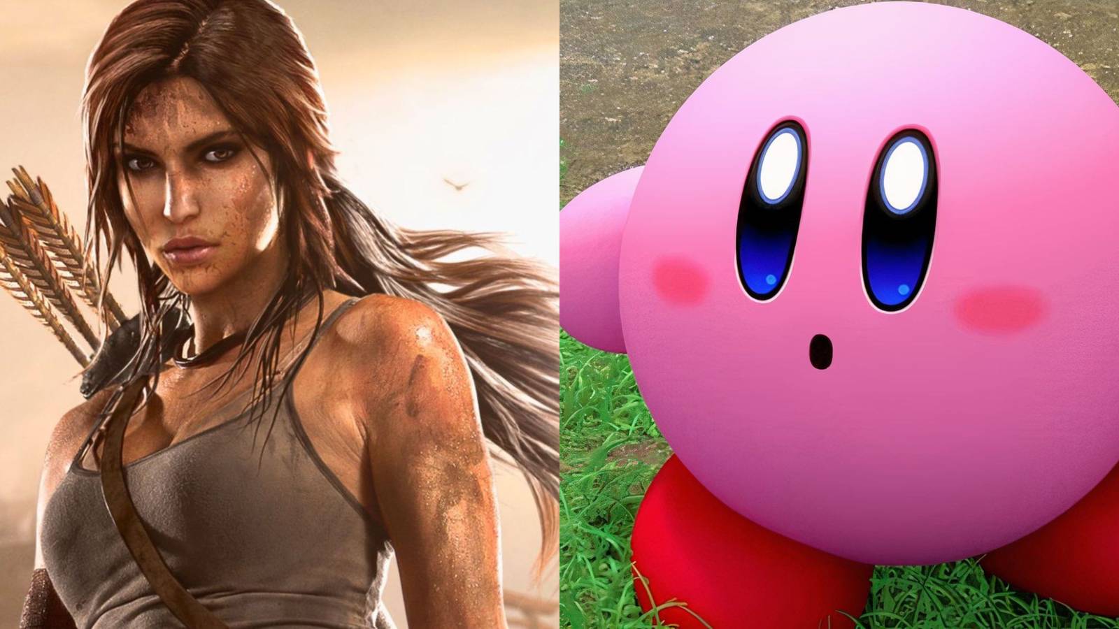 Lara Croft and Kirby