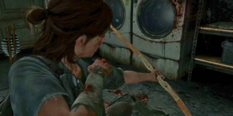 Last of Us Part 2 Remastered Getting Bow and Arrow After Defeating the Infected Trapped in Garage