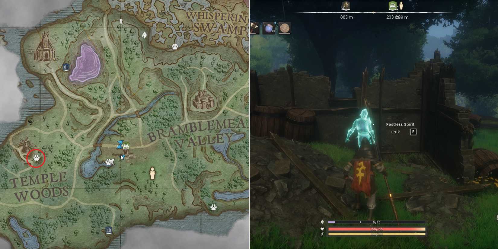 Restless Ghosts Quest In RuneScape: Dragonwilds