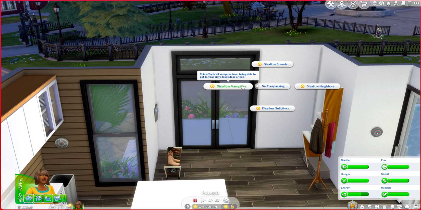 Locking Doors Against Vlad The Sims 4 No Border