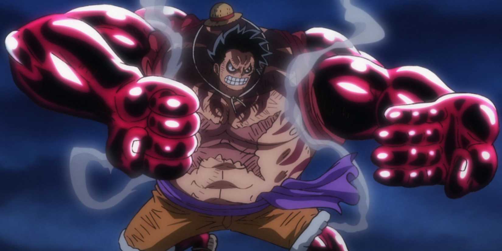 Luffy activates his Gear 4 transformation in Wano - One Piece