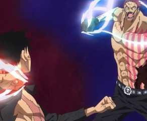Luffy confronts Katakuri - One Piece