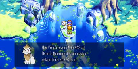 Lunar Remastered Collection Alex and Luna at the waterfall