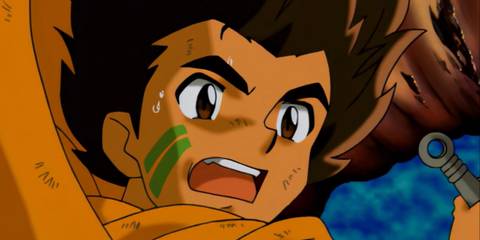 Lunar Remastered Collection Hiro digging for treasure