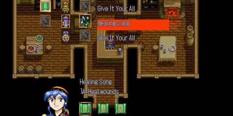 Lunar Remastered Collection setting battle tactics in Silver Star Story