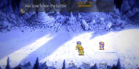 Lunar Remastered Collection winninbg the battle with 2x speed