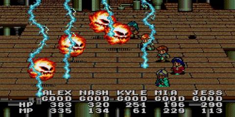 Lunar The Silver Star - fighting monster