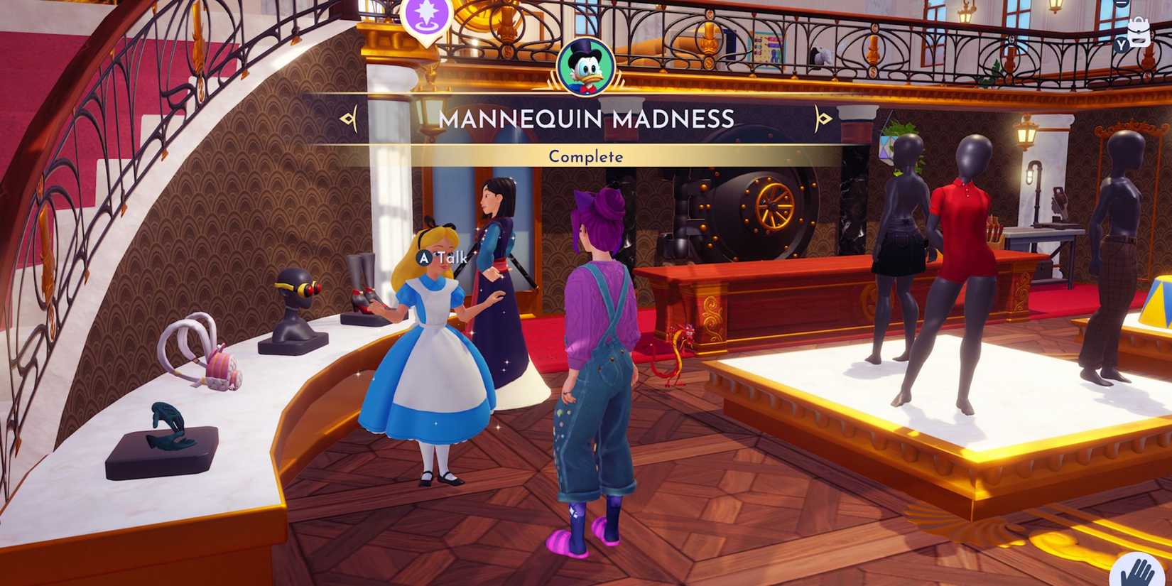 Mannequin Madness quest complete in Disney Dreamlight Valley
