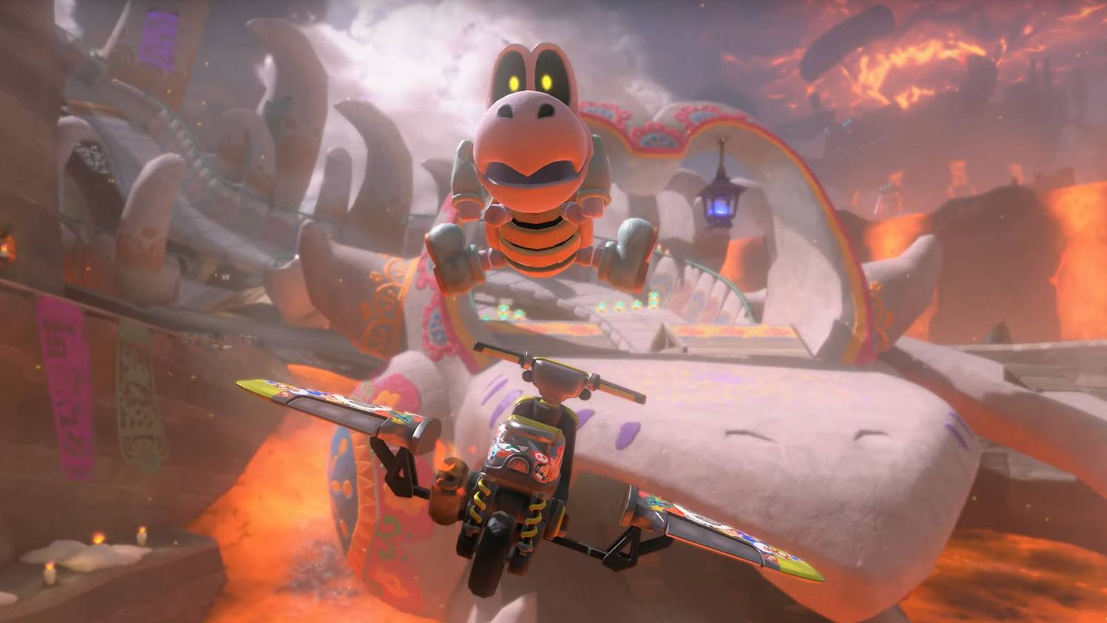 Mario Kart World Courses Dry Bones