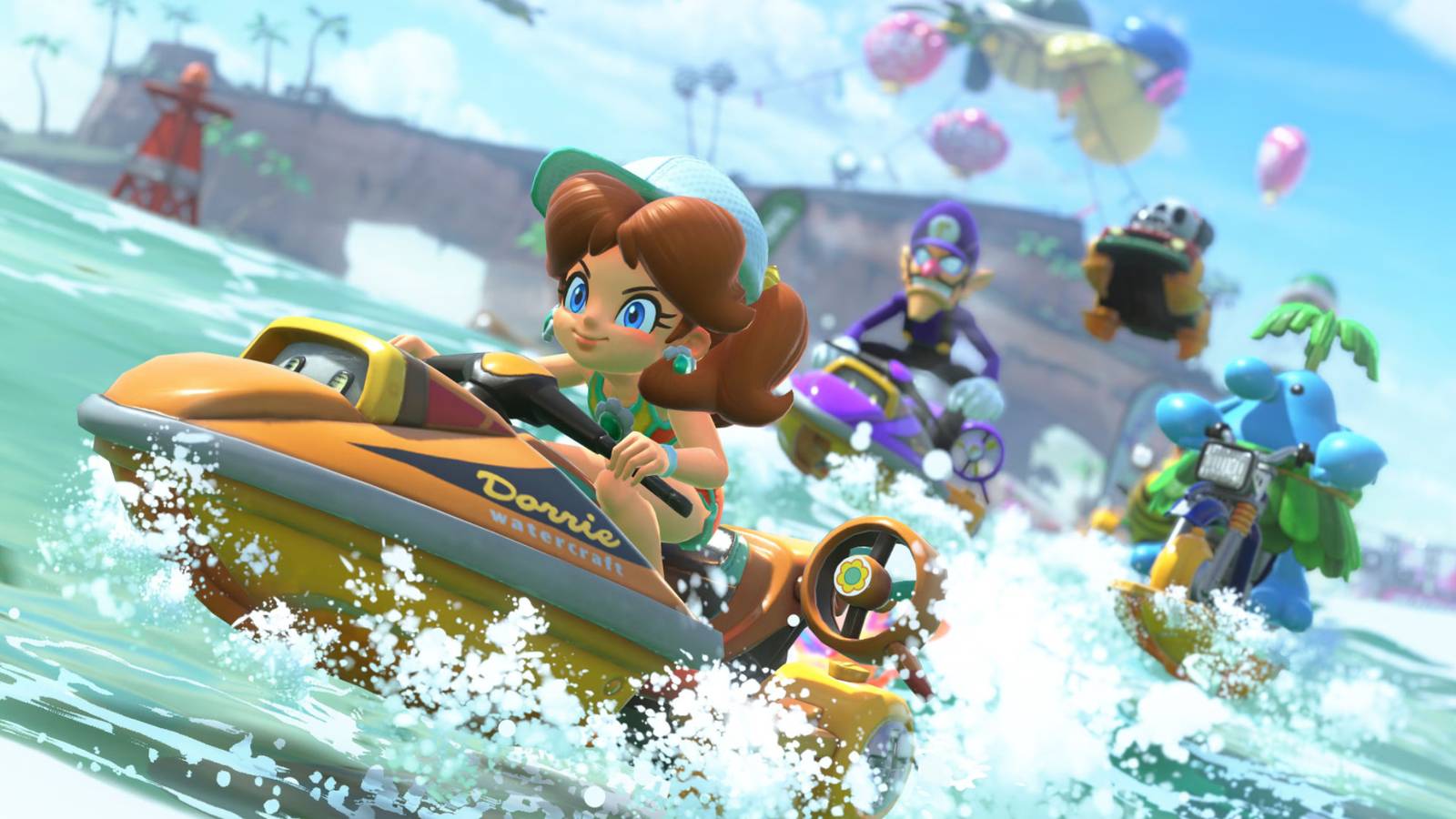 Mario Kart World Daisy Jet Ski