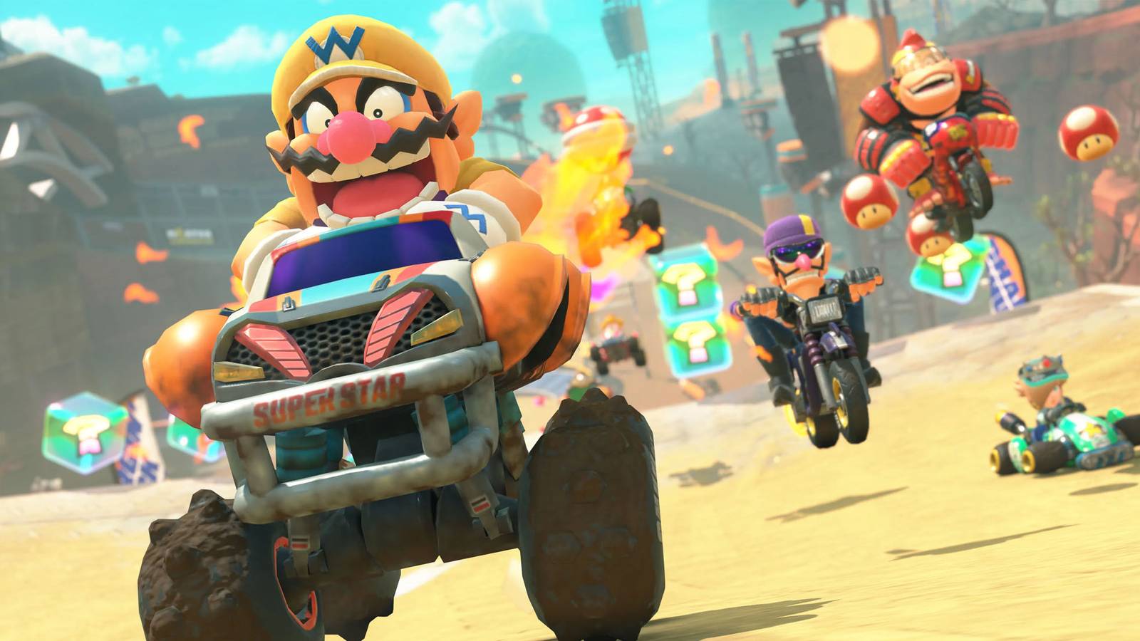 Mario Kart World Direct Runtime Wario