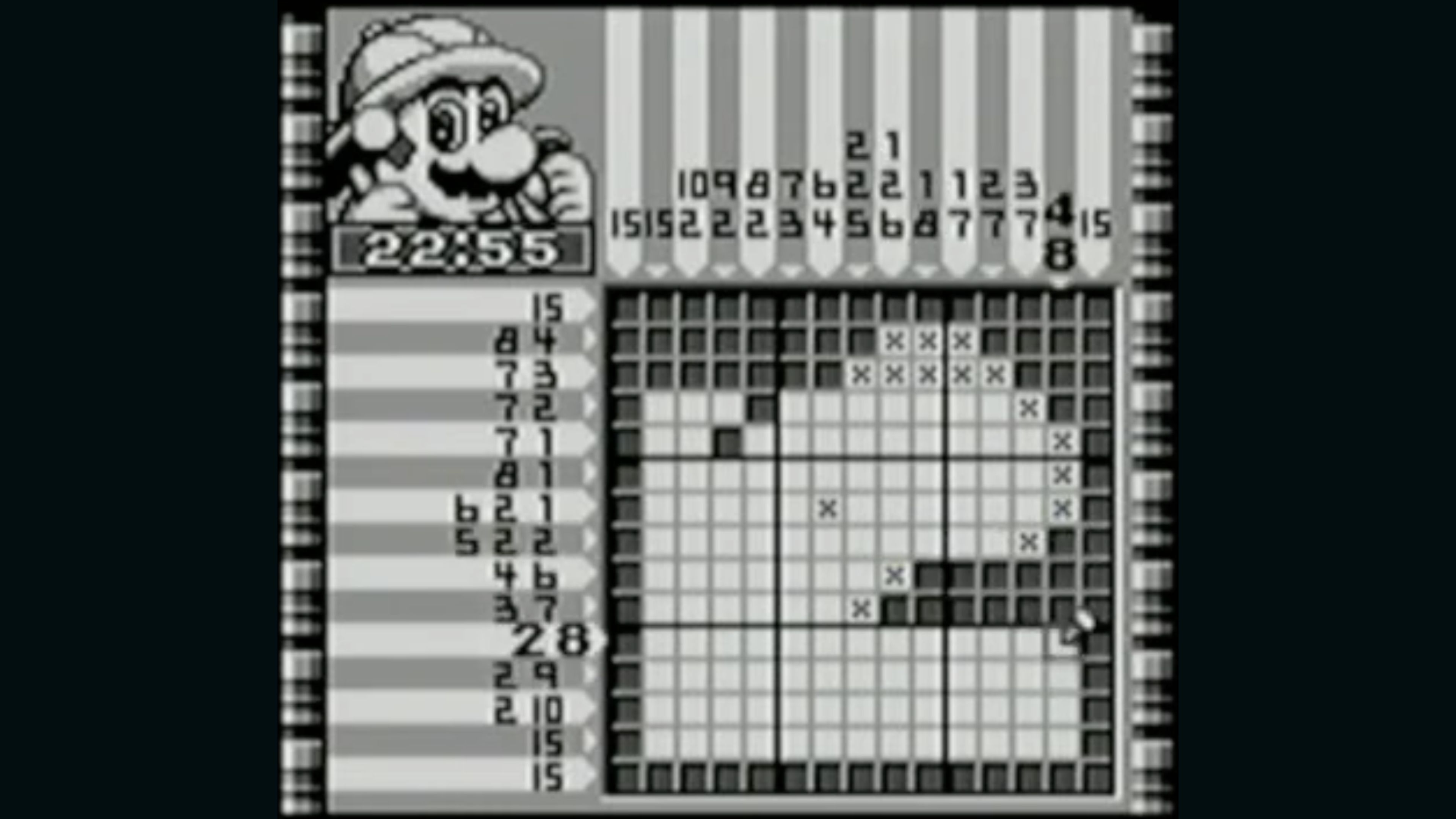 Mario's Picross 2 In Game Screenshot 1