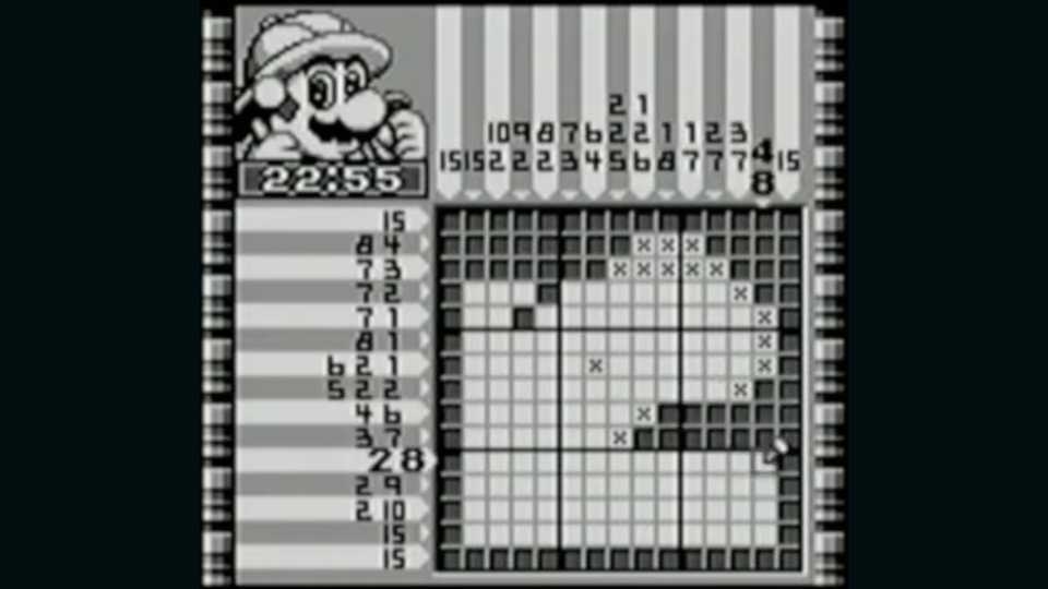 Mario's Picross 2 In Game Screenshot 1