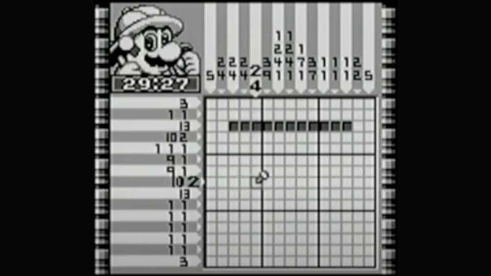 Mario's Picross 2 In Game Screenshot 2